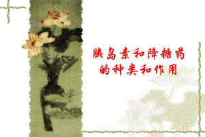 胰岛素和降糖药的种类和作用.ppt