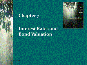 公司理财教学资料chap007.ppt