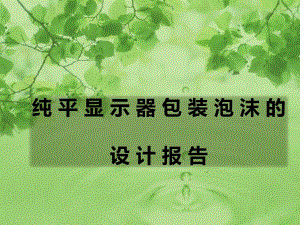 显示包装泡沫设计.ppt