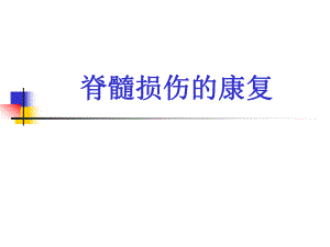 脊髓损伤的康复.ppt