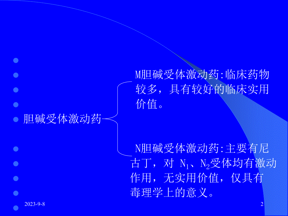 药理学胆碱受体激动药.ppt_第2页