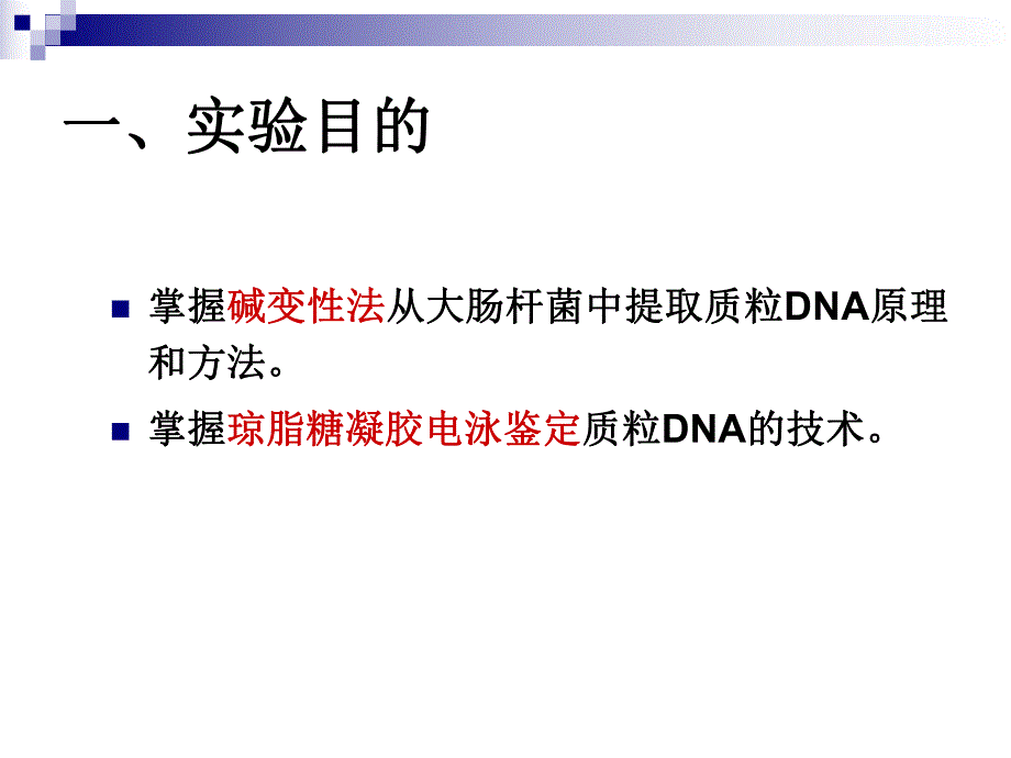 质粒的提取及凝胶糖凝胶电泳鉴定.ppt_第2页