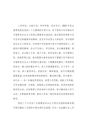 农村商业银行关于2023年主题教育研讨发言材料五篇.docx