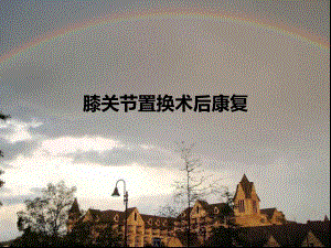 膝关节置换术后康复.ppt