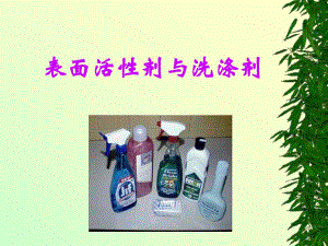 表面活性剂与洗涤剂.ppt