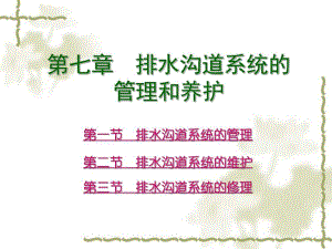 课件第七章排水沟道系统的管理和养护.ppt