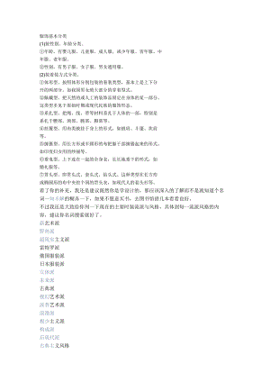 服饰基本分类.docx