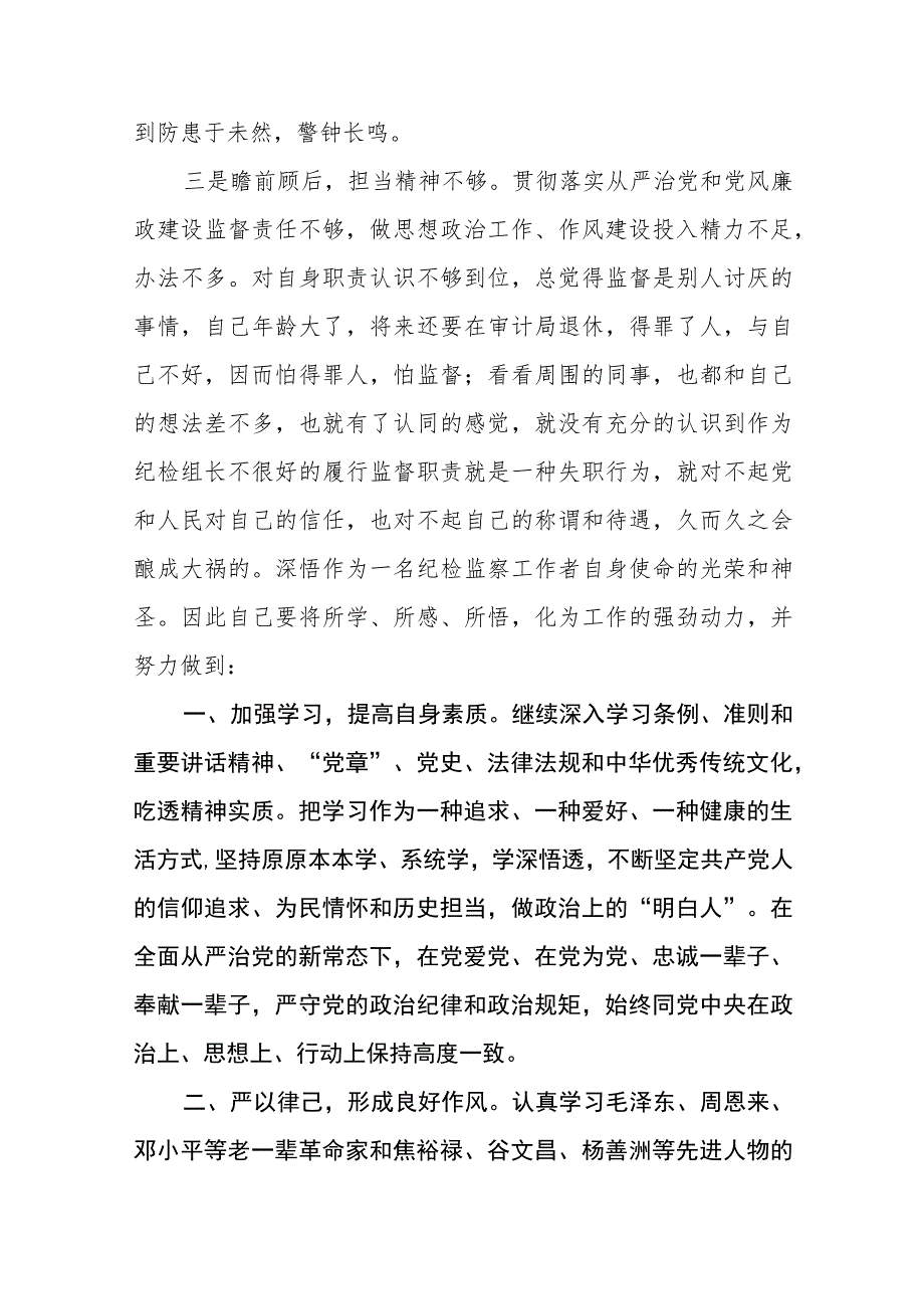 关于纪检干部队伍教育整顿的心得体会5篇.docx_第3页