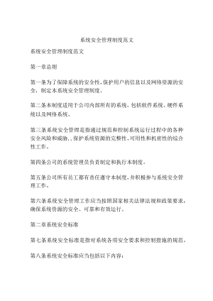 系统-安全管理制度范文.docx