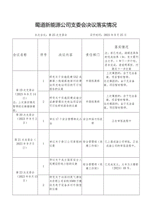 落实支委会会议决议情况.docx