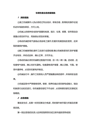 车辆伤害应急救援措施.docx