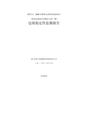 四九九厂边坡稳定性监测报告.docx