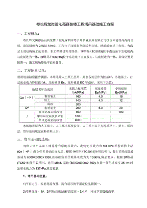 塔吊基础施工方案.docx