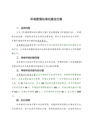 环境管理标准化建设方案.docx