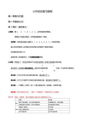 小升初总复习提纲.docx