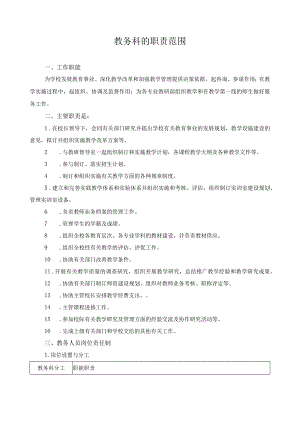 教务科的职责范围.docx