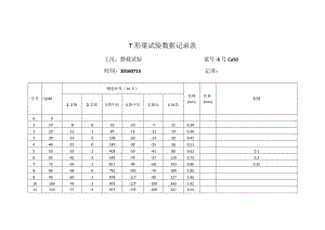 T形梁试验数据记录表.docx