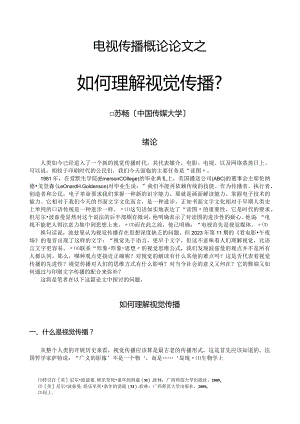 如何理解视觉传播.docx