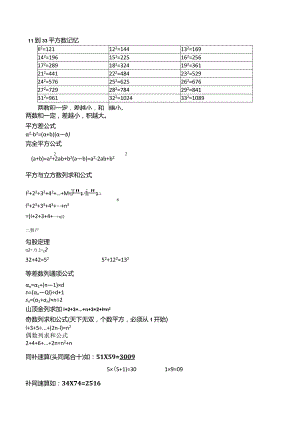 奥数公式记忆.docx