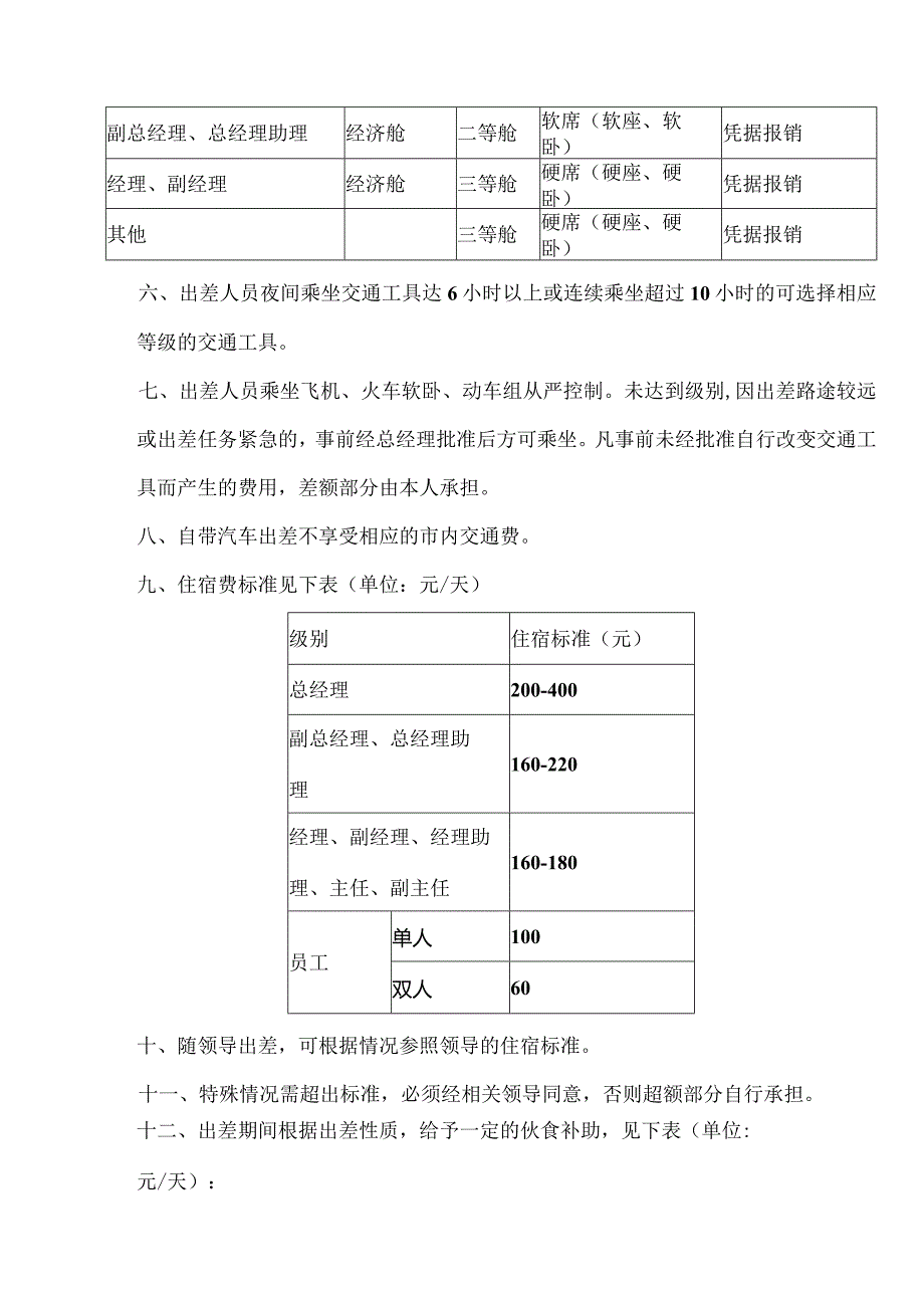 金融中小初创公司出差管理制度.docx_第2页