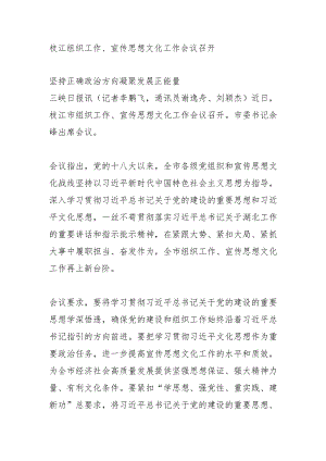 枝江组织工作.docx