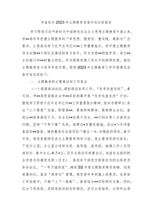 3篇市直机关2023-2024年主题教育自查评估总结报告.docx