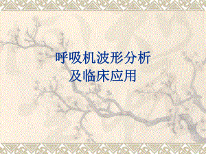 呼吸机波形分析及临床应用.ppt