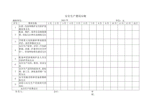 安全生产费用台帐.docx