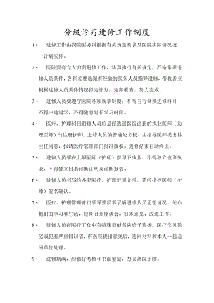 分级诊疗进修工作制度.docx