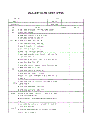 建筑施工起重机械（塔机）定期维护保养表模板.docx