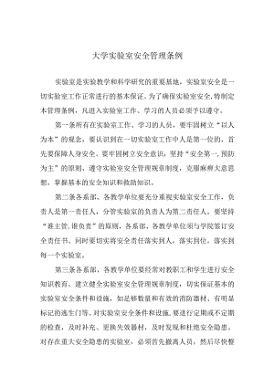 大学实验室安全管理条例.docx