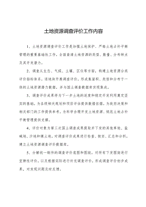 土地资源调查评价工作内容.docx