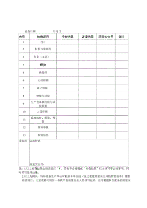 客运索道日检查、周排查、月调度记录表（汇总）.docx