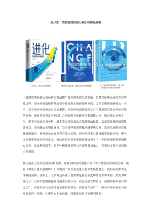 战略管理的核心是如何实现战略（杨少杰）.docx