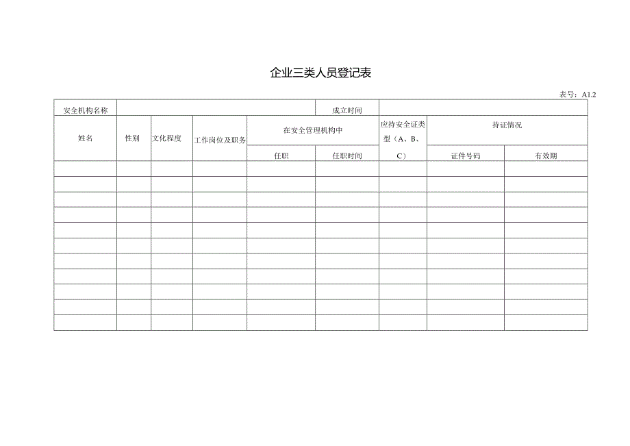 安全生产管理台帐表格.docx_第3页