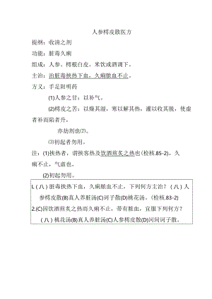 人参樗皮散医方.docx