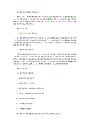 体重语音秤方案原理.docx