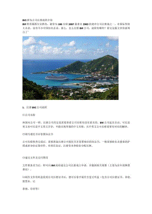 BVI群岛公司注册流程介绍.docx