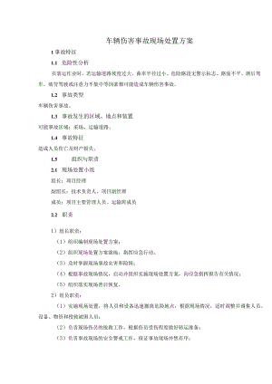 2.车辆伤害现场处置方案.docx