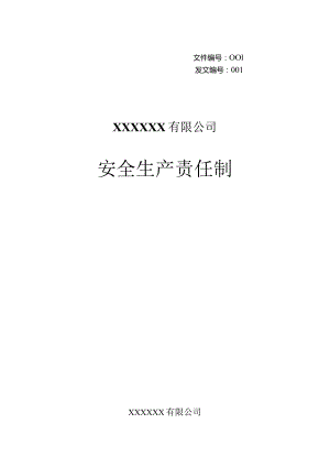 2023新版公司各岗位安全生产责任制（41页）.docx