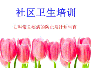 社区卫生妇科常见疾病防治培训.ppt