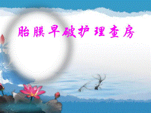 胎膜早破＿产科护理查房.ppt