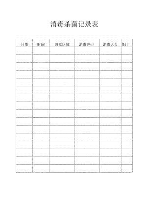 消毒杀菌记录表.docx