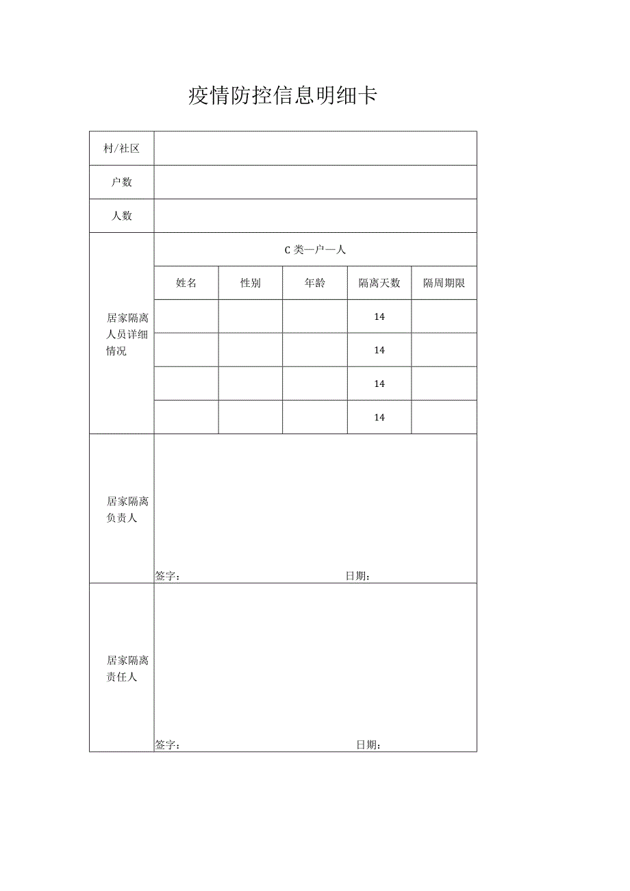 疫情防控信息明细卡.docx_第1页