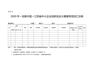 附件4：项目推荐汇总表.docx