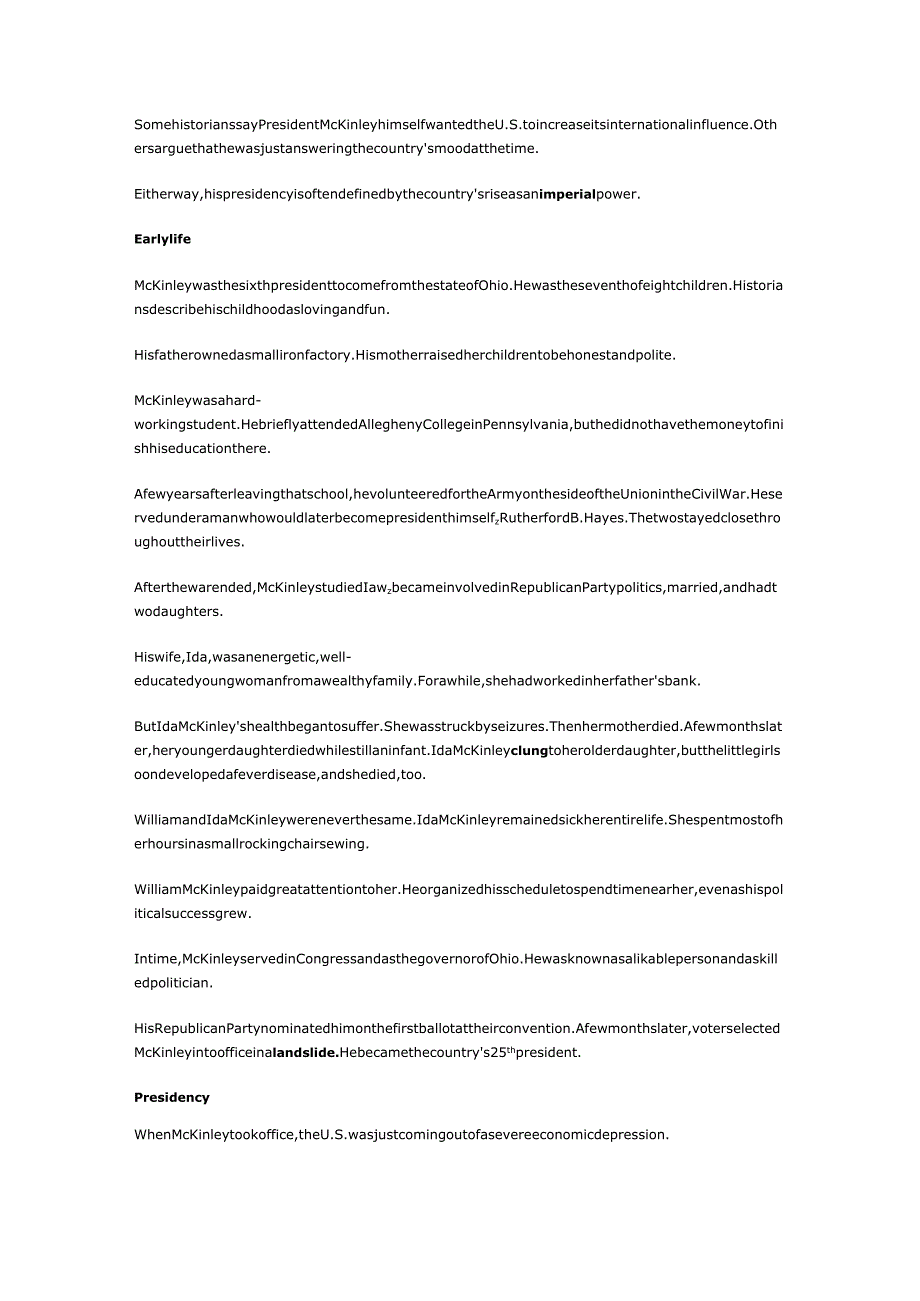 美国总统24 威廉·麦金莱.docx_第2页