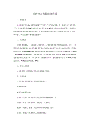 消防应急救援演练策划.docx