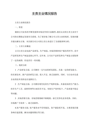 主责主业情况报告.docx