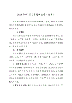 2024年城镇燃气智慧化监管工作方案.docx