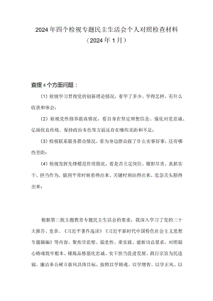 检视联系服务群众情况方面存在的问题.docx